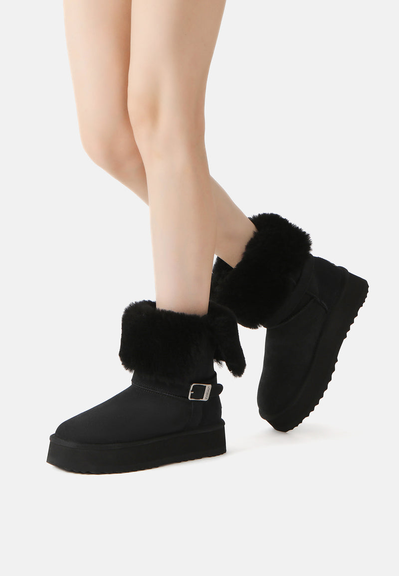 Brush Platform Boots