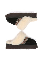 Crake Knitted Platform Slippers
