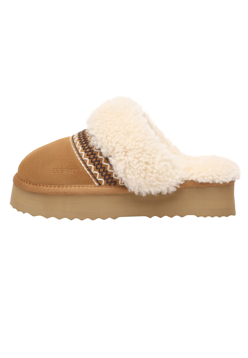 Crake Knitted Platform Slippers