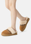 Crake Knitted Platform Slippers