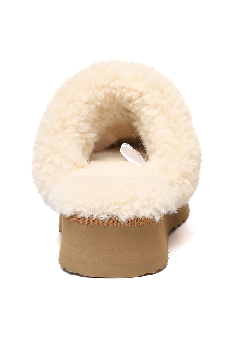 Crake Knitted Platform Slippers