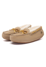 Crested Leather Loafers