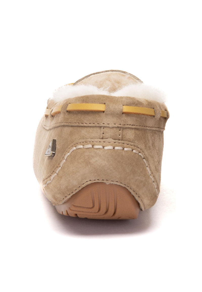 Crested Leather Loafers