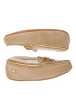 Crested Leather Loafers