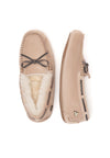 Crested Leather Loafers