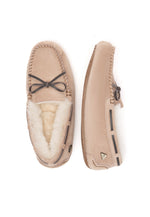 Crested Leather Loafers