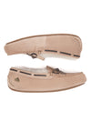 Crested Leather Loafers