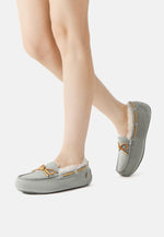 Crested Leather Loafers