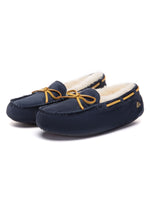 Crested Leather Loafers