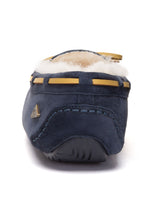 Crested Leather Loafers