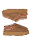Lewin Plush Platform Slippers