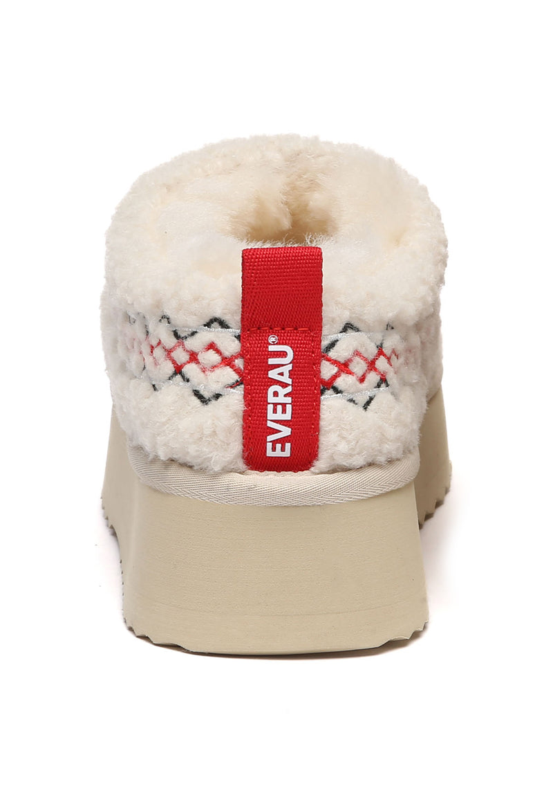 Lewin Plush Platform Slippers
