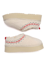 Lewin Plush Platform Slippers