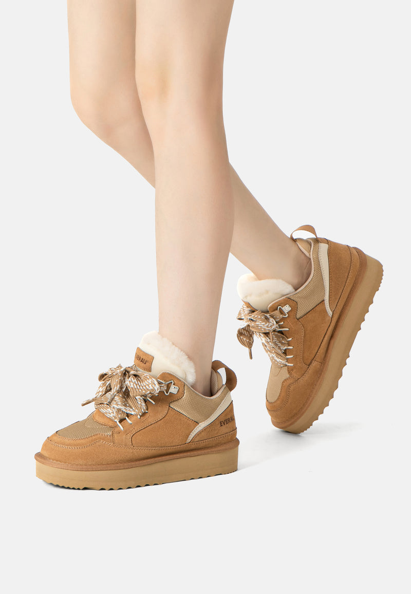 Marbled Lace up Platform Boots