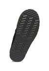 Plumed Ankle Platform Slippers