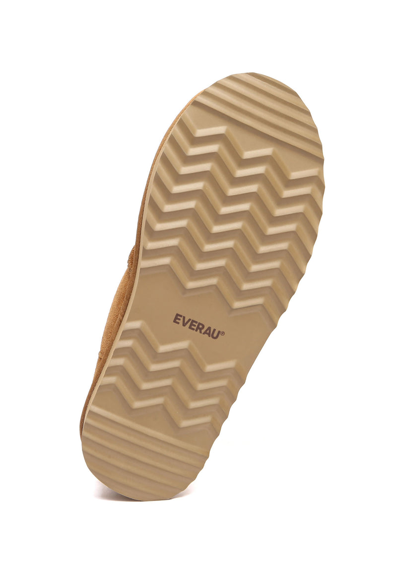 Plumed Ankle Platform Slippers