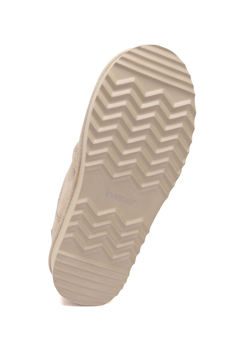 Plumed Ankle Platform Slippers