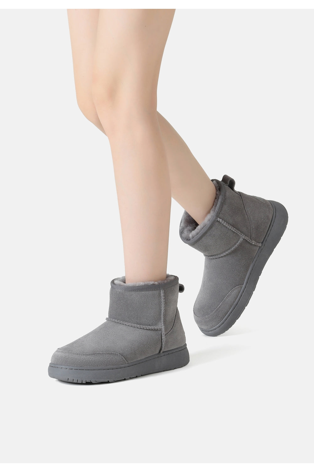 EVER AU Rosella Outdoor Boots-Grey