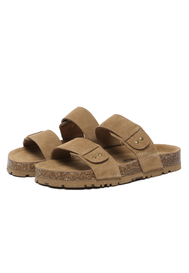Scarlet Leather Sandals
