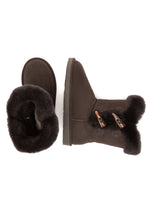 Stork Horn Toggle button Short Boots