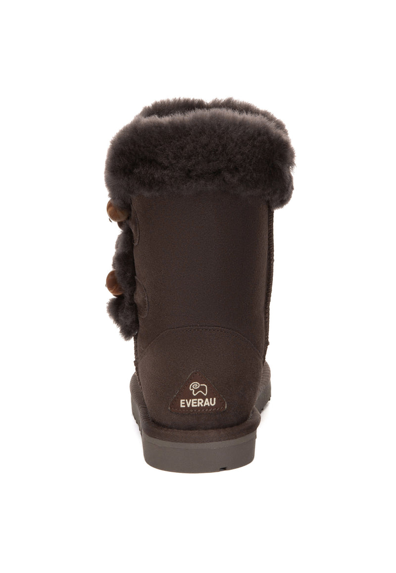 Stork Horn Toggle button Short Boots