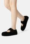 Teal Adjustable Strap Slippers